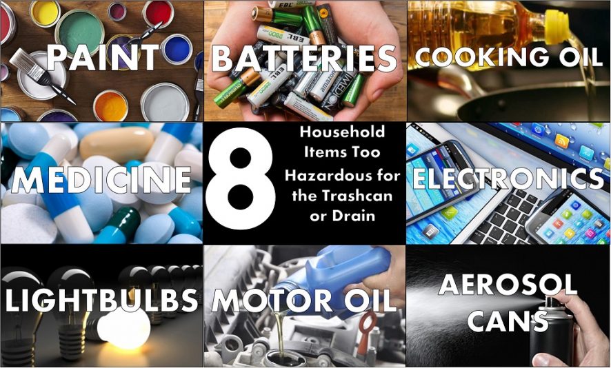 8 Household Items Too Hazardous for the Trashcan or Drain
