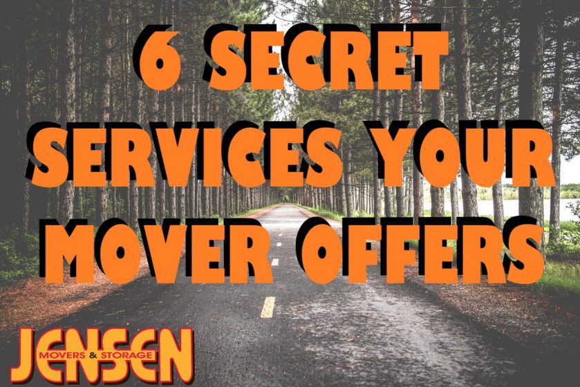 6 Secret Services Your Mover Offers