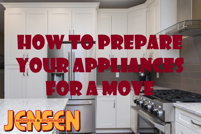 How to Prepare Large Appliances For A Move